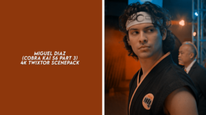 MIGUEL DIAZ (COBRA KAI S6 PART 3) 4K TWIXTOR SCENEPACK