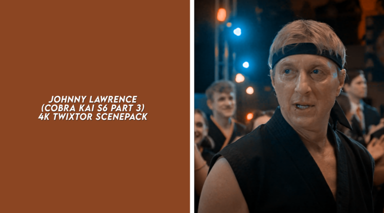 JOHNNY LAWRENCE (COBRA KAI S6 PART 3) 4K TWIXTOR SCENEPACK